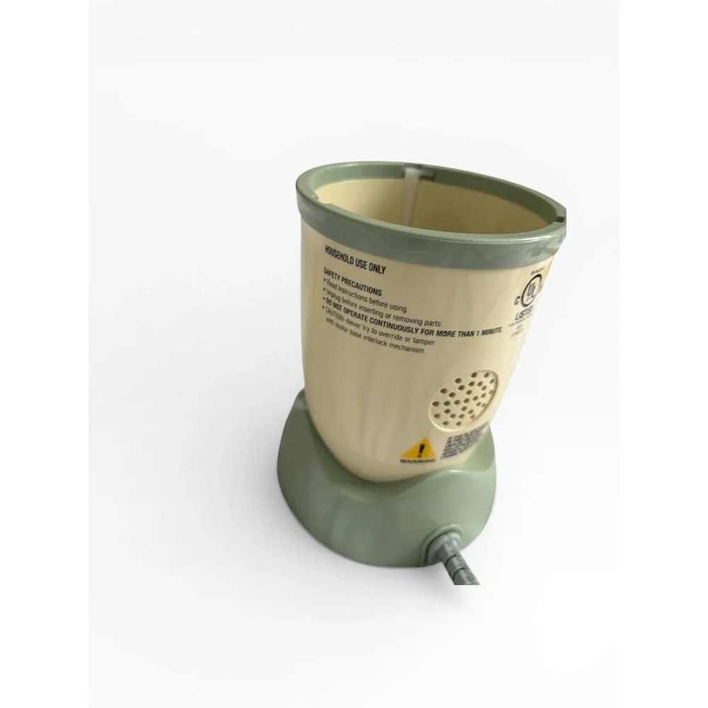 Magic Bullet Baby Bullet Food Blender Replacement Power Base Beige Green